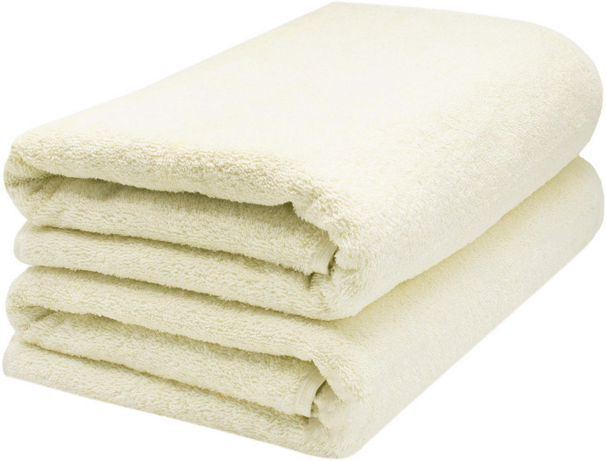 SAUNATUCH, 2er-Set, 70x200 cm, 100% Baumwolle, Braun - Beige, Textil (70/200cm) - Zollner