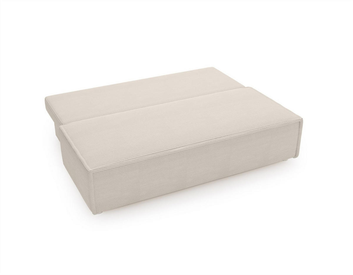 SCHLAFSOFA Amanda In Poso - Weiß, Holzwerkstoff/Textil (200/89/100cm) - Fun Möbel