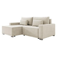 ECKSOFA Zeus - Beige, Holz/Kunststoff (238/160cm) - MIRJAN24