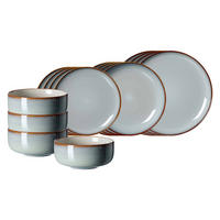 EINSTEIGER-SET Portofino grau 16er Set - Grau, Keramik (1/1/1cm) - Ritzenhoff Breker