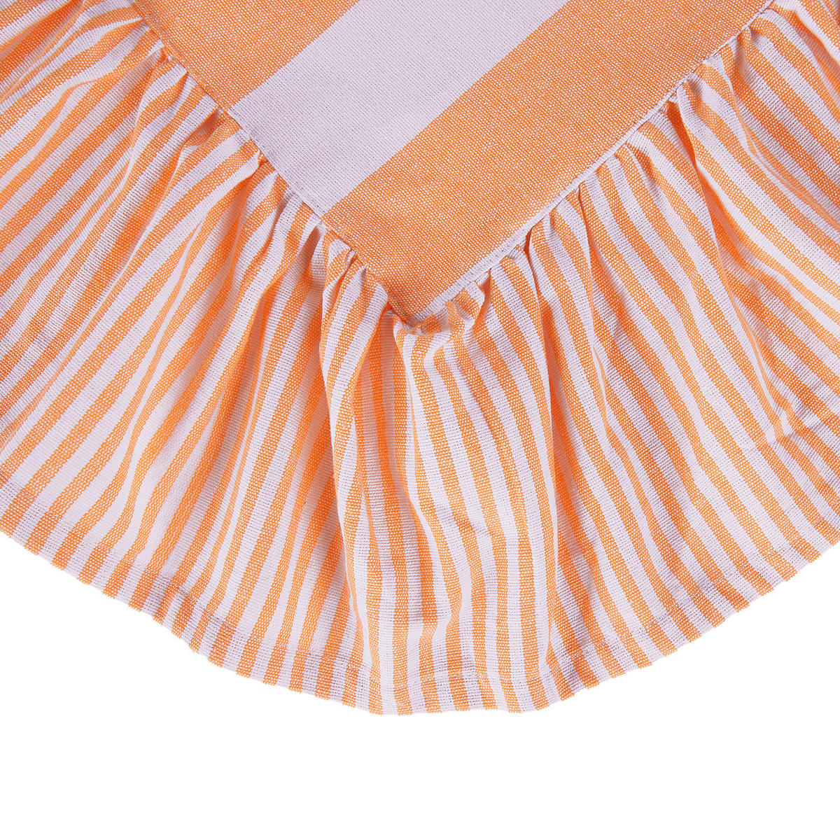 TISCHDECKE Little Italy 170x300 cm - Weiß/Orange, Textil (300/170cm) - Butlers