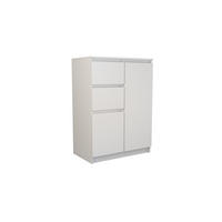 KOMMODE 2D2S - WEISS - Weiß, Holzwerkstoff (70/97/40cm) - CDF