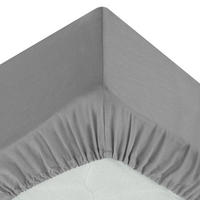 BETTLAKEN mit Gummizug 160/200 cm - Grau, Naturmaterialen (200/160cm) - Atmosphera Createur d´interieur