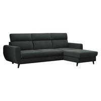 ECKSOFA Torro Mini, Seite: Rechts - Grau, Holz/Textil (258/168cm) - MIRJAN24
