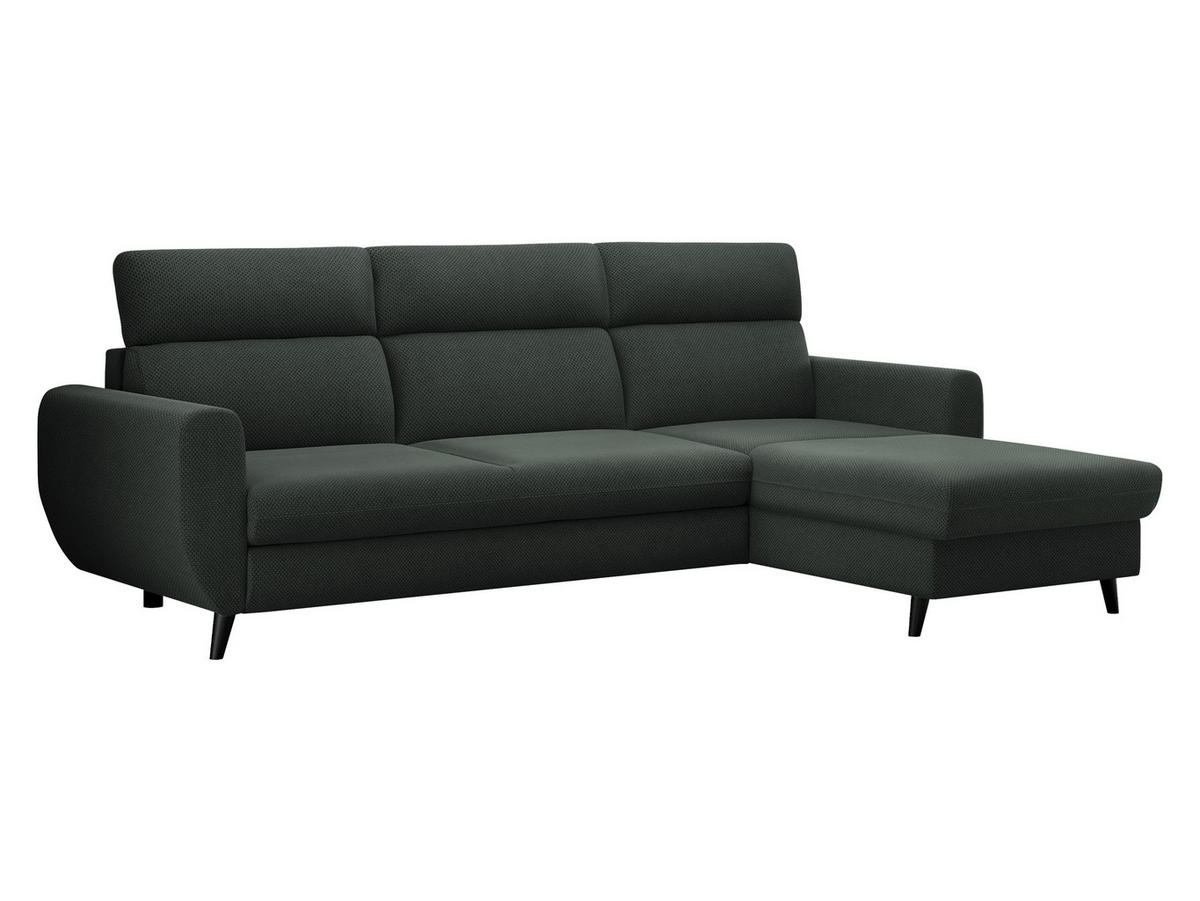 ECKSOFA Torro Mini, Seite: Rechts - Grau, Holz/Textil (258/168cm) - MIRJAN24
