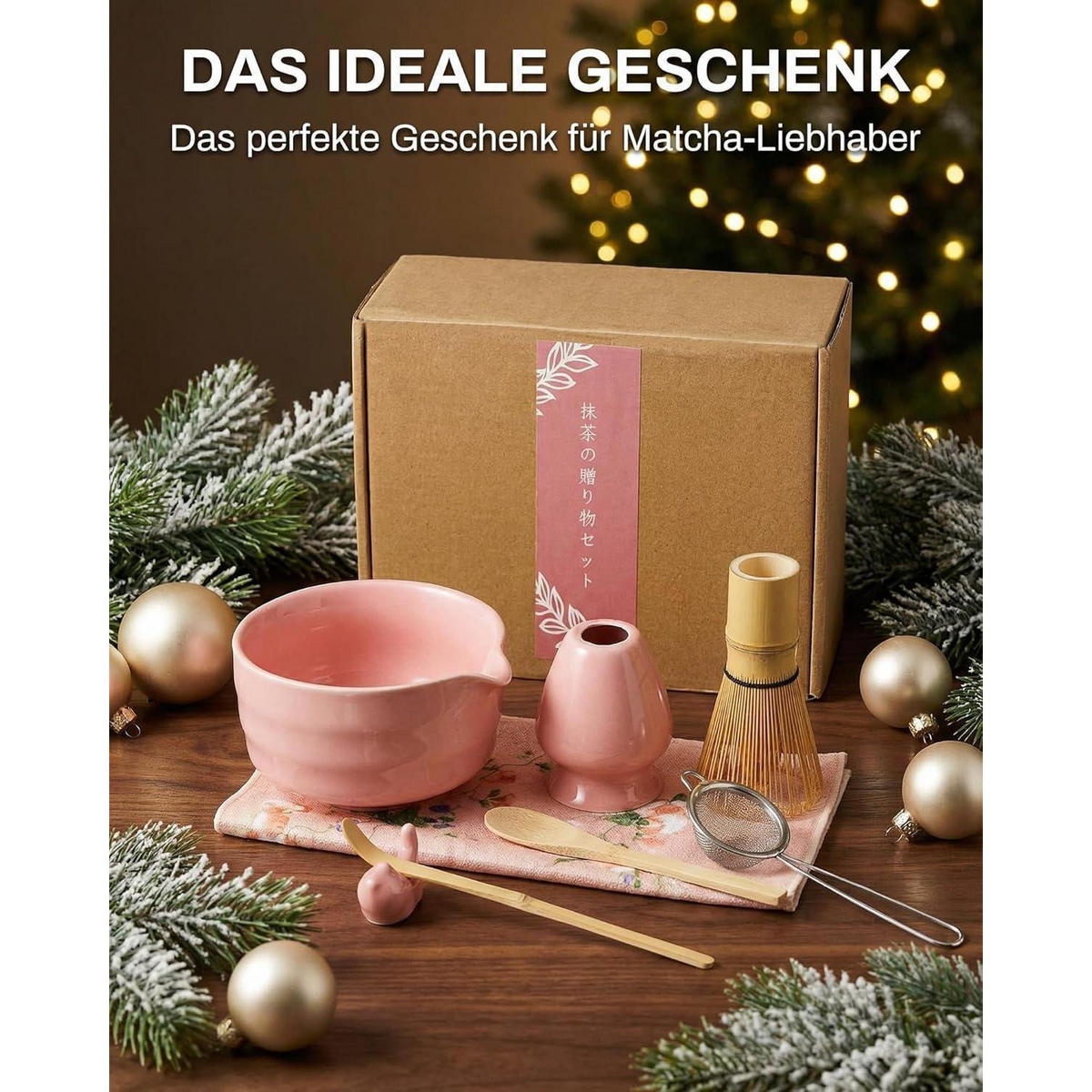 MATCHA Set 8-teiliges Set Rosa - Rosa, Keramik (15/10/20cm)