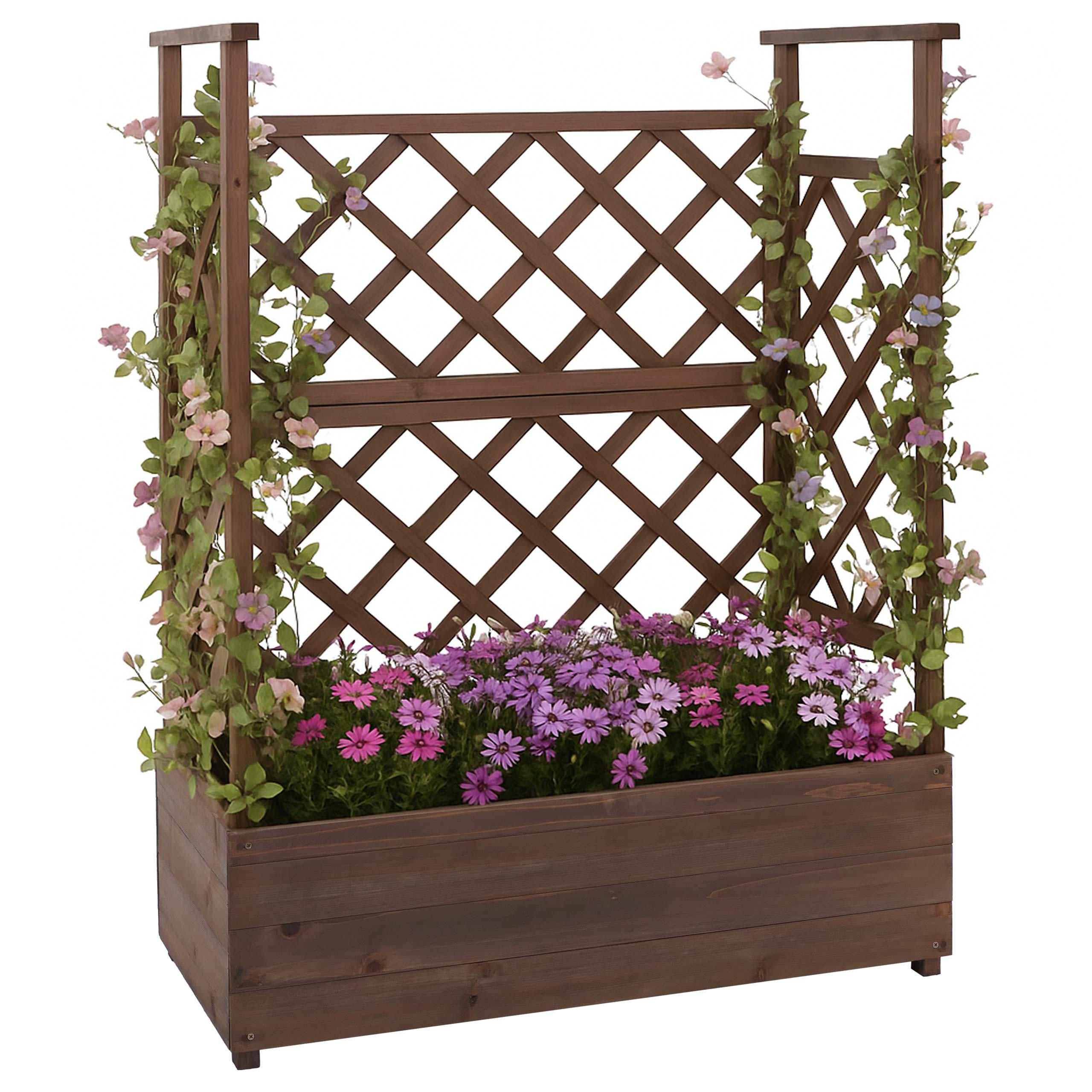 HOCHBEET 114x85x44cm Braun - Braun, Holz (85/114/44cm) - PROREGAL