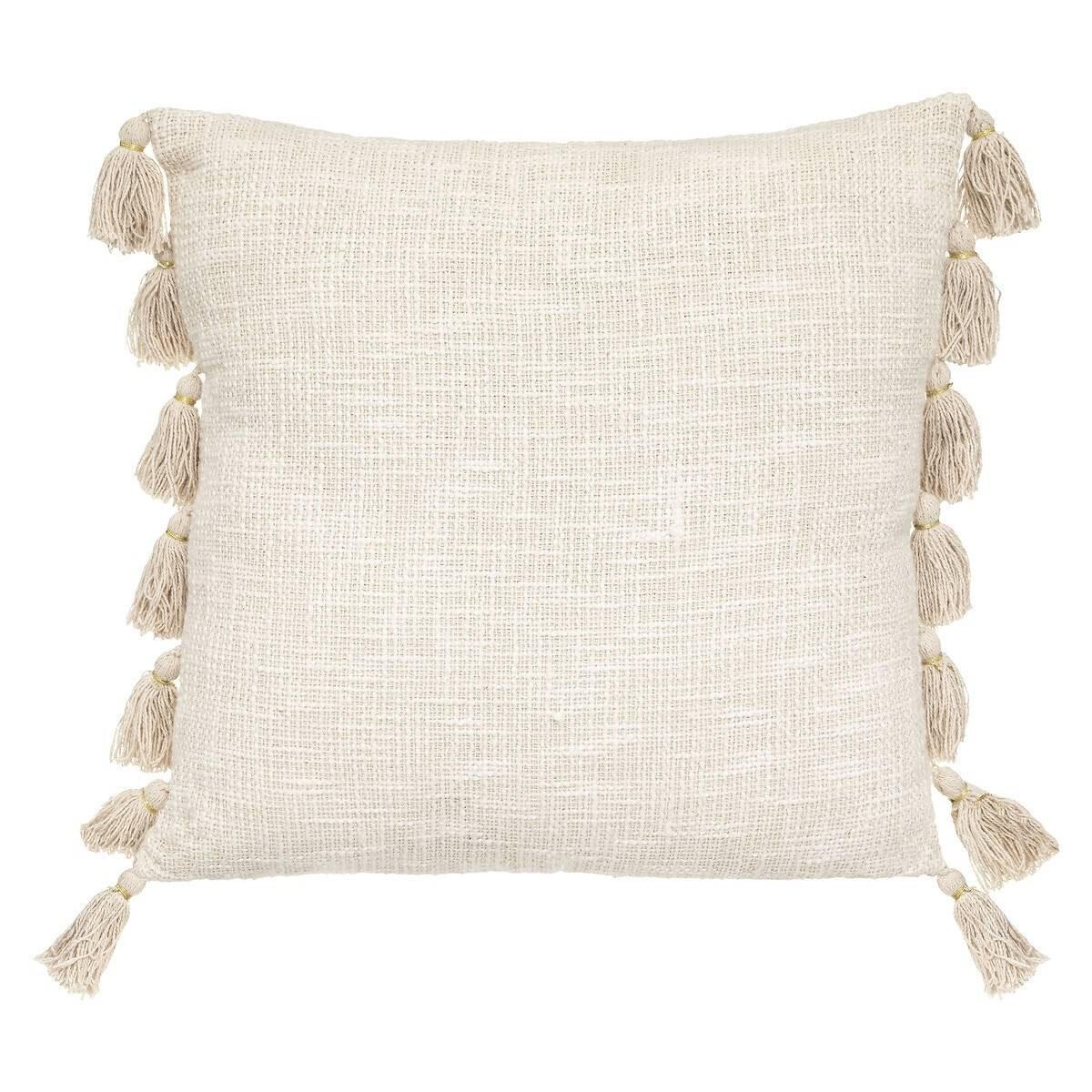 ZIERKISSEN 50/50 cm - Beige, Naturmaterialien (18/50cm) - Atmosphera Createur d´interieur