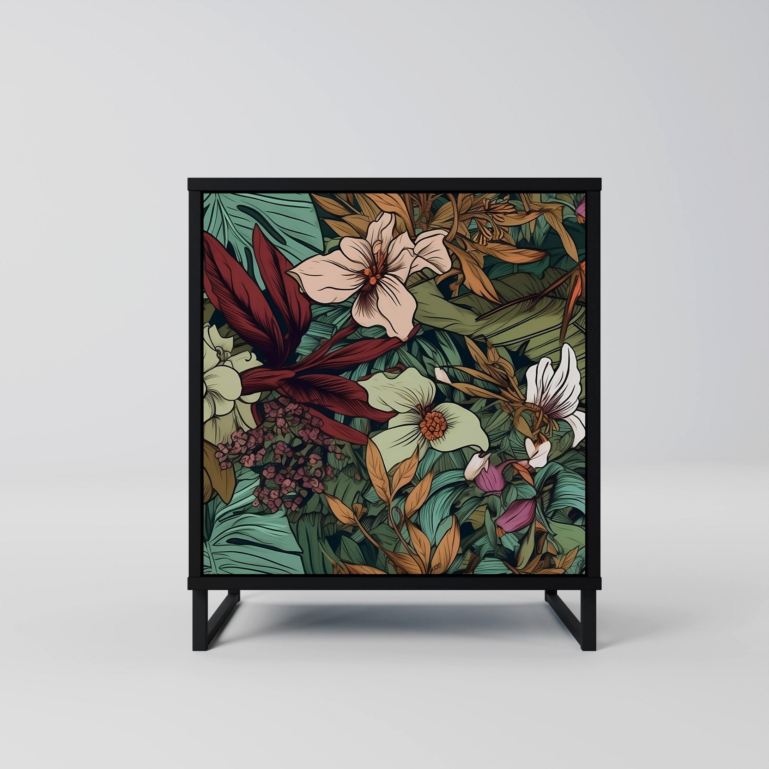 SpaceRebels Sideboard Schwarz 57.5x67.5x42 cm