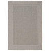 IN & OUTDOOR TEPPICH NATUR VALENCIA BORDÜRE - Anthrazit, Textil (140/200cm) - Pergamon
