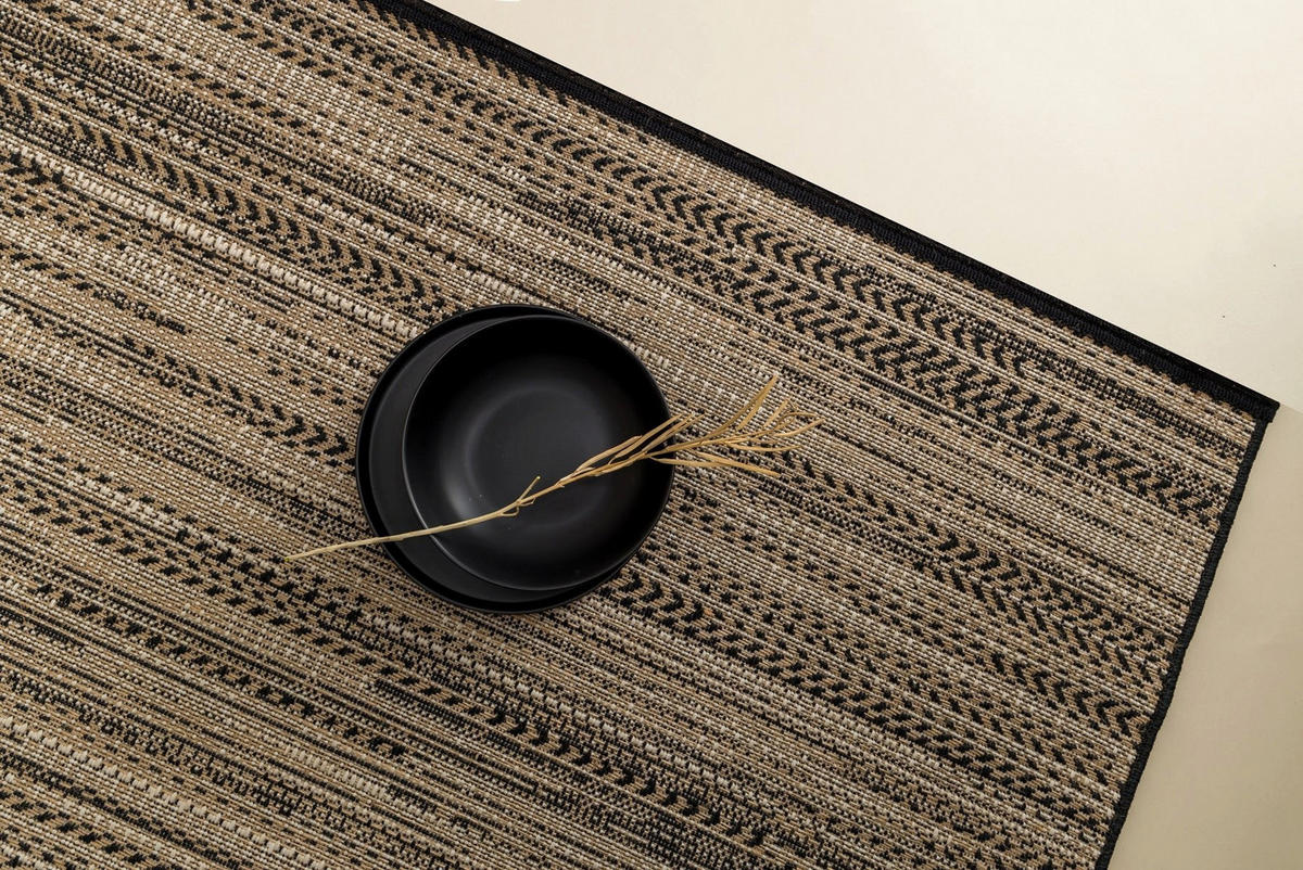 TEPPICH Indoor Outdoor Sanza bruin - Braun, Textil (160/230cm) - AFK Living