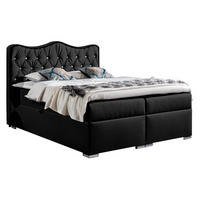 BOXBETT Sultan - Schwarz, Holz (140/200cm) - MIRJAN24