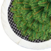 TREPPENROCK Helena - Schwarz - 105 Ø// cm - Schwarz, Textil (105/105/105cm) - Unique Living