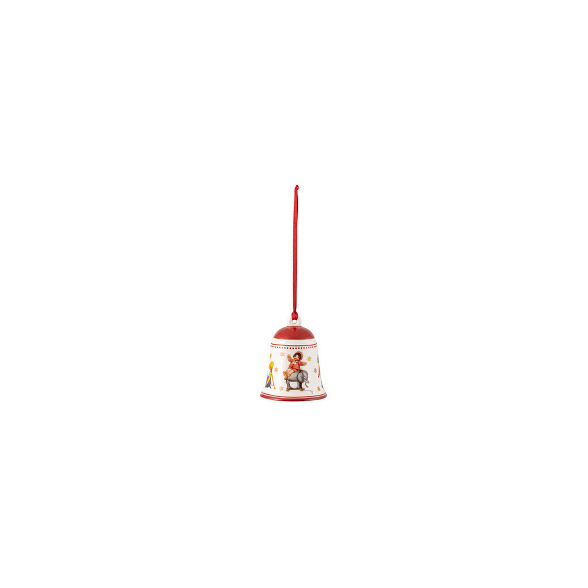 GLOCKE My Christmas Tree rot ø 5,4 cm - Rot, Keramik (5.4/6.7/5.4cm) - Villeroy & Boch