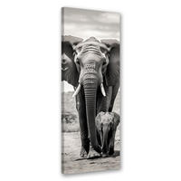 KUNSTDRUCK Grau 50/150 cm - Grau, Textil (50/150cm) - KUNSTLOFT