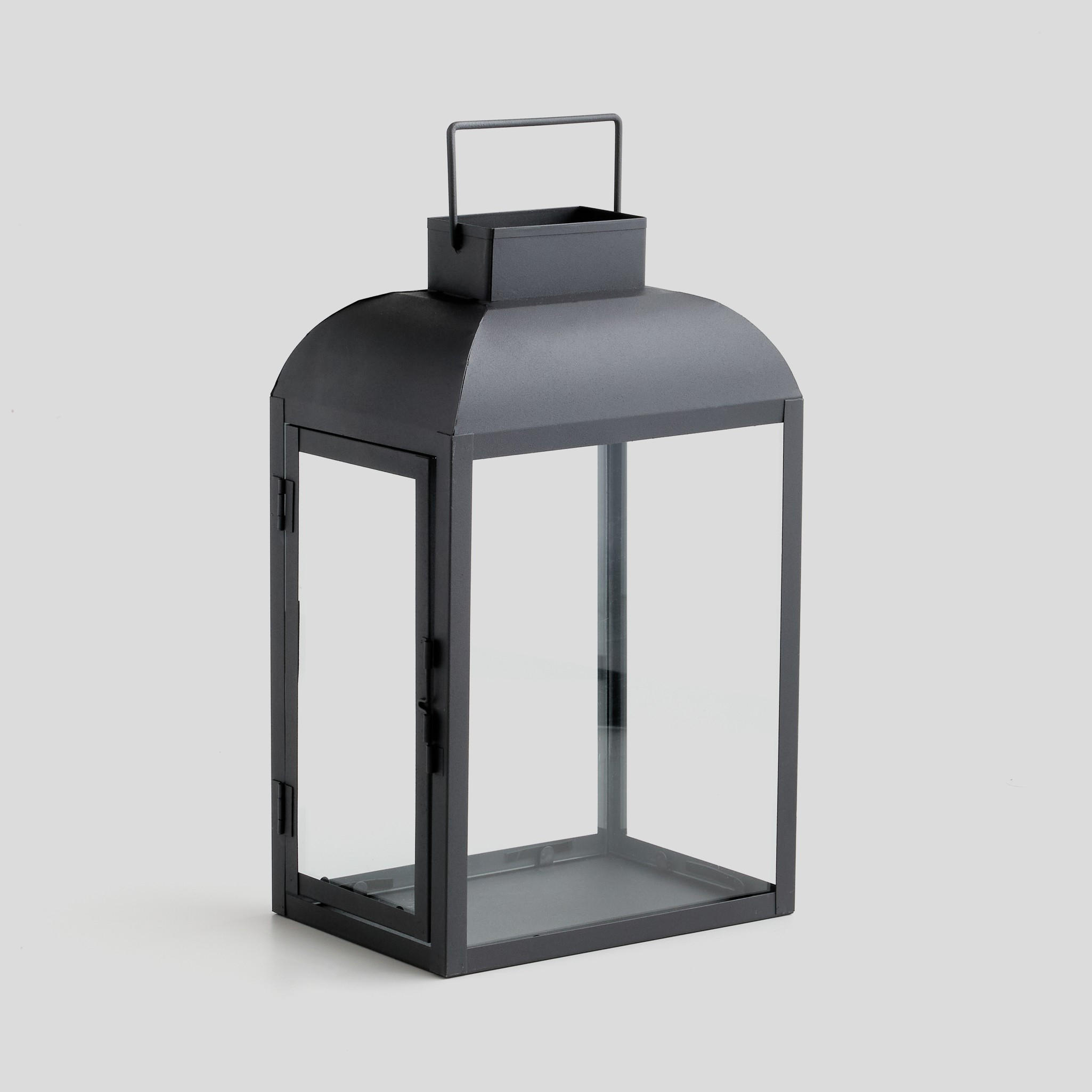 LATERNE Dune - Schwarz, Metall (15/34.5/21.5cm) - home&you