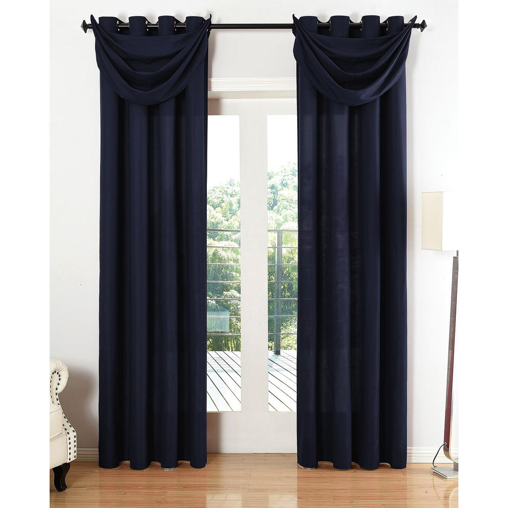 Thumbnail - Gardinenbox Vorhang, Dunkelblau, Textil, 140x225 cm, Oeko-Tex® Standard 100, Wohntextilien, Gardinen & Vorhänge, Fertigg...