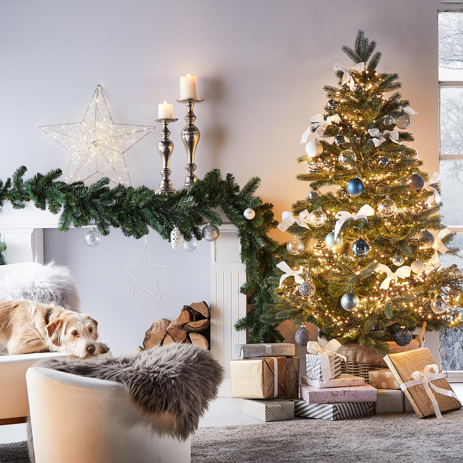 TANNENGIRLANDE Florista - Grün, Kunststoff (30/30/270cm) - Butlers