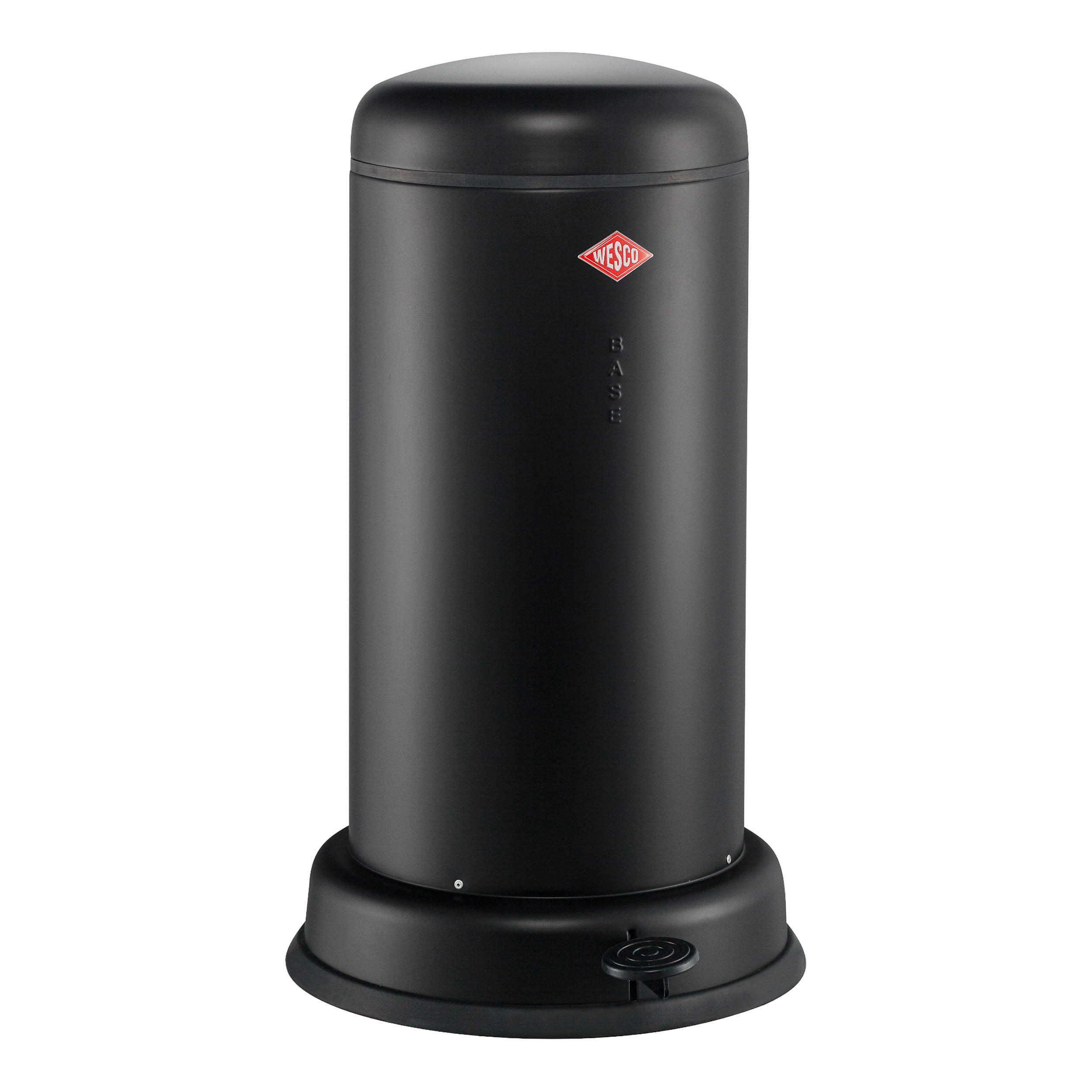 TRETEIMER Baseboy 20 Schwarz matt - Schwarz, Metall (36.2/63.5/36.2cm) - Wesco