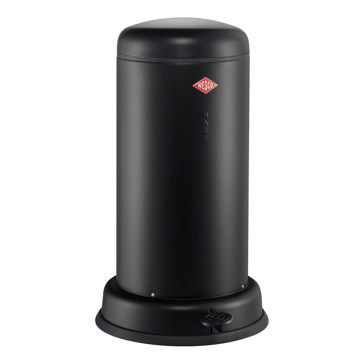 TRETEIMER Baseboy 20 Schwarz matt - Schwarz, Metall (36.2/63.5/36.2cm) - Wesco