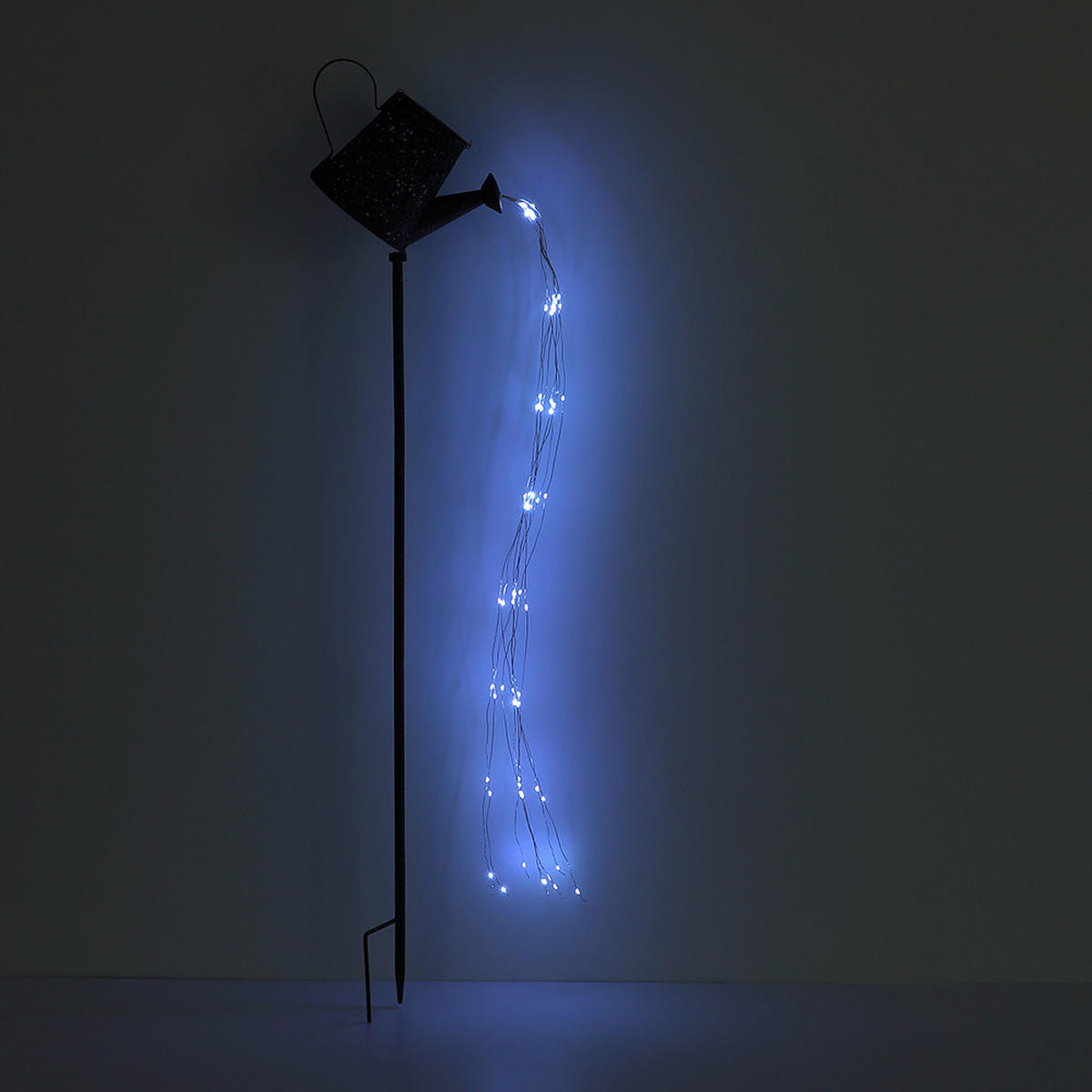 LED AUSSENLEUCHTE Gießkanne Rostfarben Metall - Braun, Metall (21/12/93cm) - Globo Lighting