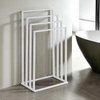 HANDTUCHHALTER SENZA - Weiß, Metall (45/91/29cm) - IDIMEX