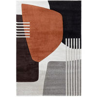 TEPPICH modern Flachgewebe IOWA Orange 120 x 170 cm - Orange, Textil (120/170cm) - Novatrend