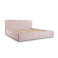 POLSTERBETT - Bett 04 - 160x200 - Flamingo (Poso 52) - Rosa, Holz/Textil (160/200cm) - Möblo