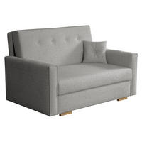 SCHLAFSOFA Viva Sonic II - Schwarz/Grau, Holz/Textil (133/85/100cm) - MIRJAN24