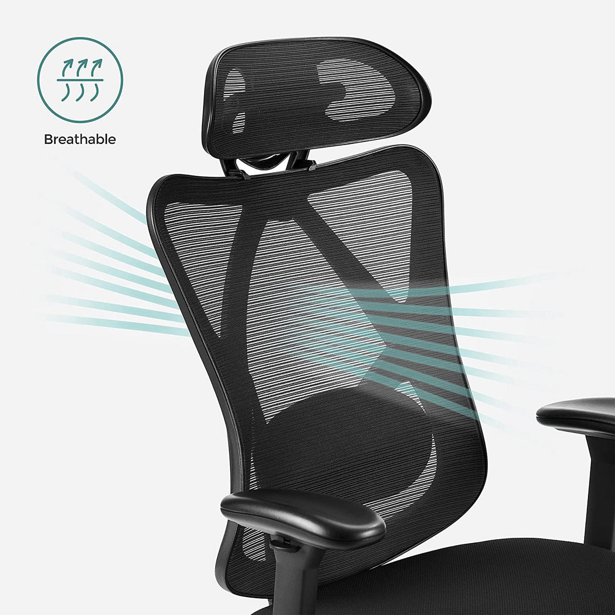 BÜROSTUHL SCHREIBTISCHSTUHL VERSTELLBAR - Schwarz, Leder (66/124/68cm) - Hansiro
