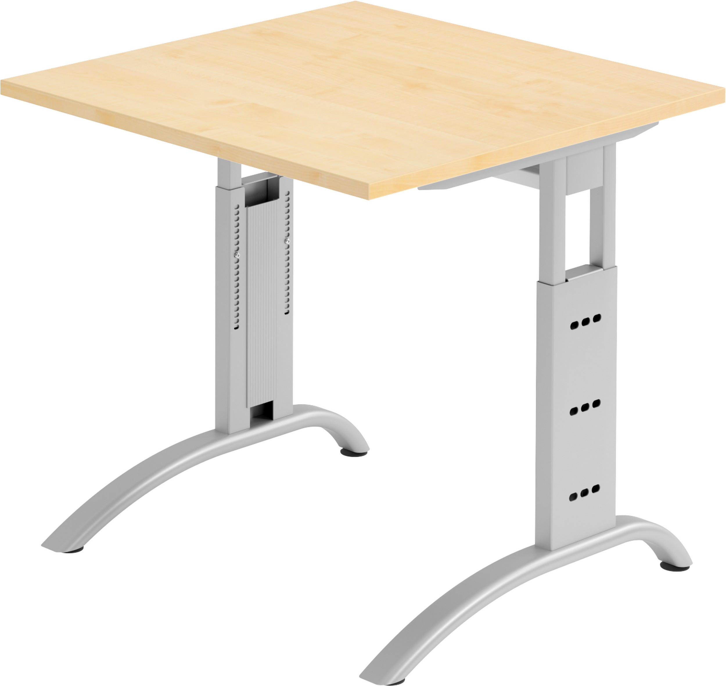 SCHREIBTISCH Serie-F 80/80/74 cm in Ahornfarben - Ahornfarben, Holzwerkstoff (80/80/74cm) - bümö