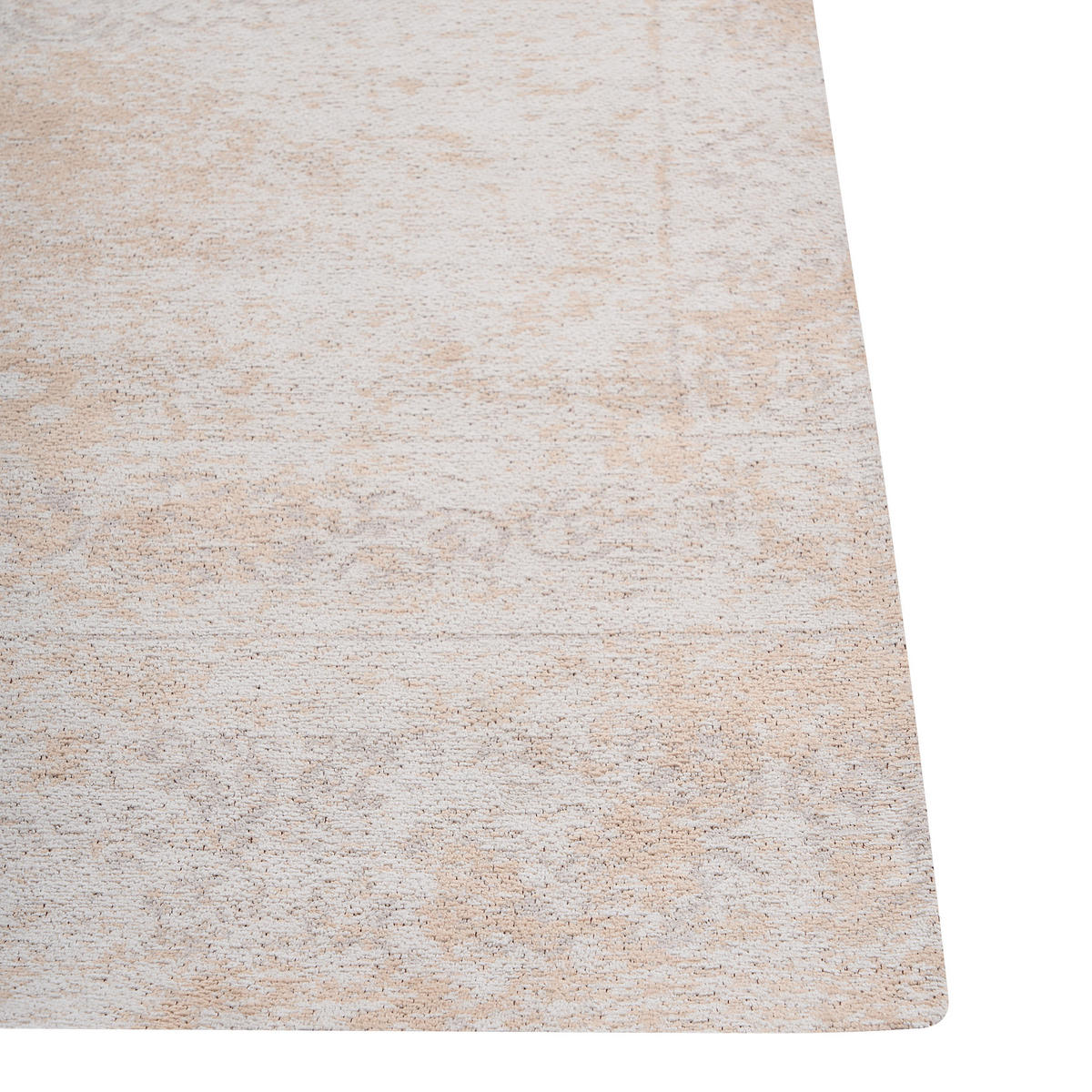 KURZFLOR-TEPPICH Beige 80/300 cm Beykoz - Beige, Textil (80/300cm) - Beliani