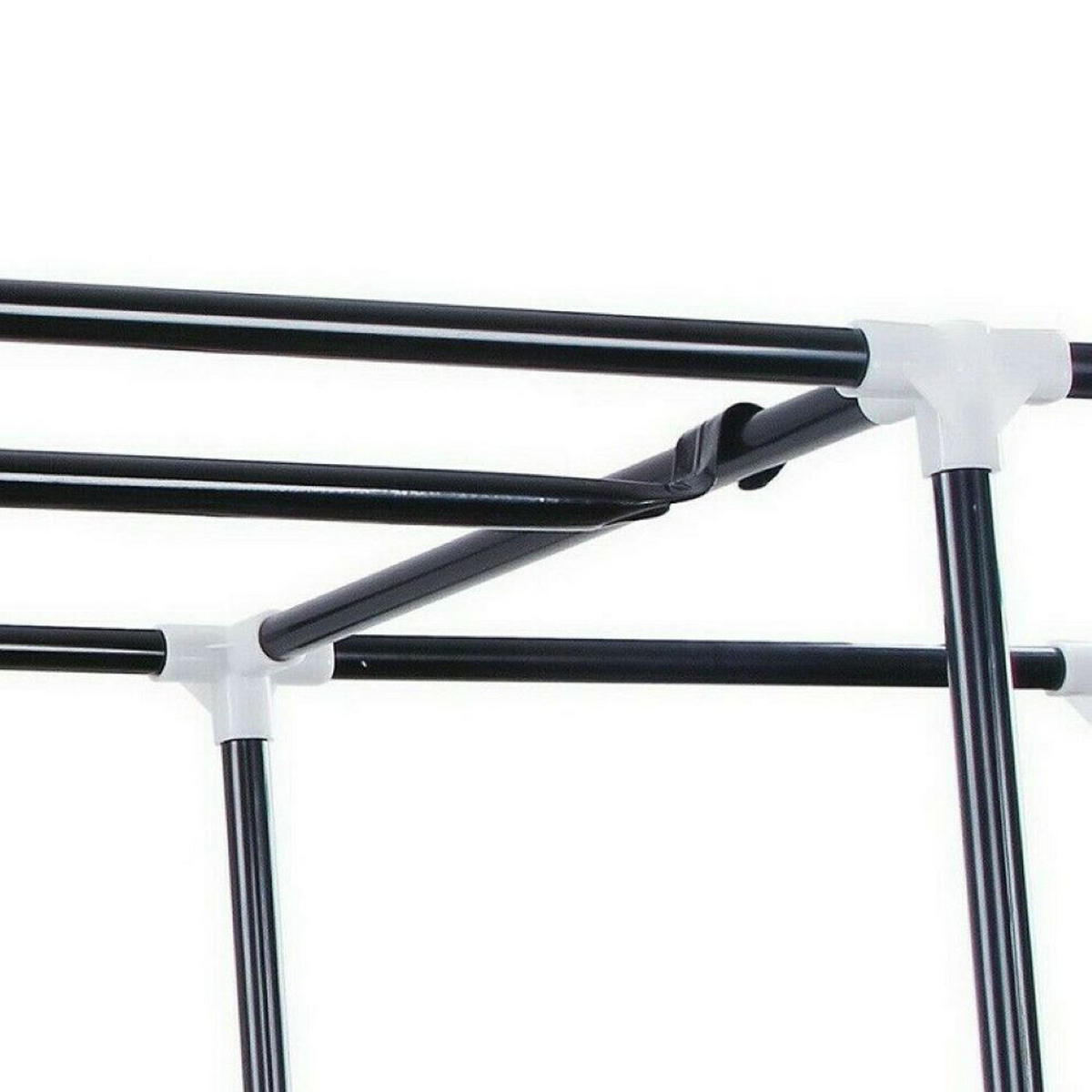 KLEIDERSCHRANK, schwarz 170/45/170 cm - Schwarz, Kunststoff (170/170/45cm) - Rexo