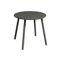 GARTEN-BEISTELLTISCH - Metall - Anthrazitgrau - MIRMANDE von MYLIA - Anthrazit, Metall (50/50/44.5cm) - Vente-Unique