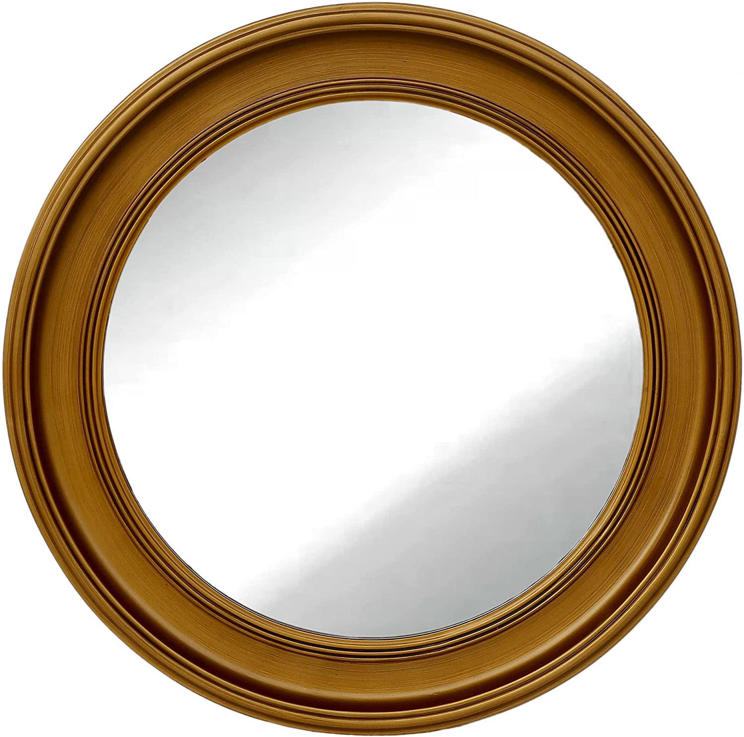 WANDSPIEGEL Ø60 cm, Gold, Holz - Goldfarben, Holz (60/60/60cm)