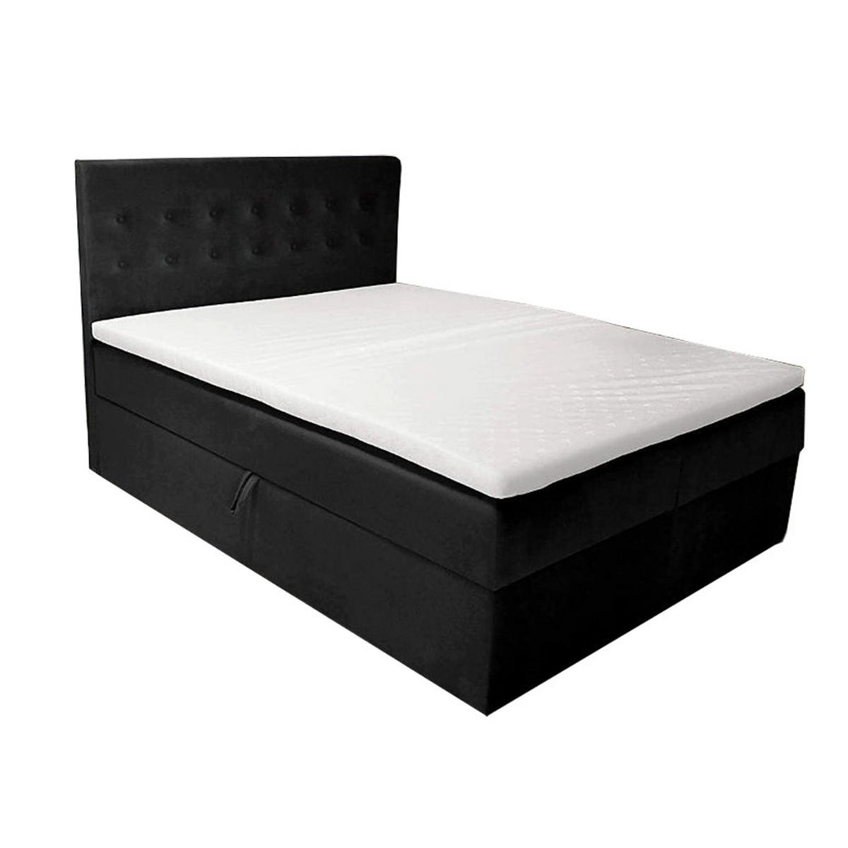 BOXBETT S Deluxe mit 7 Zonen - Schwarz, Holz/Holzwerkstoff (140/200cm) - Best For Home