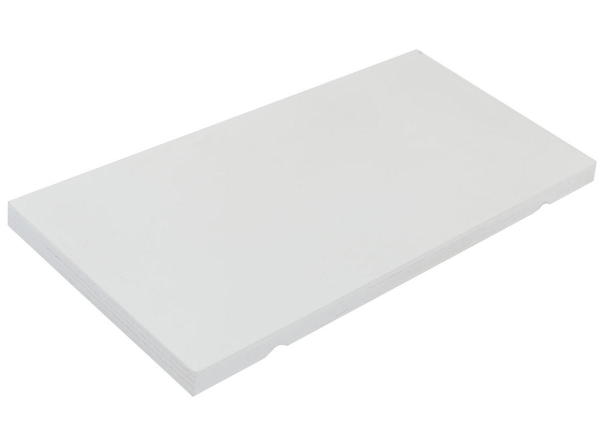 STENSKI PANEL Bel kompletni set - bela, les (40/60/1cm) - MCW