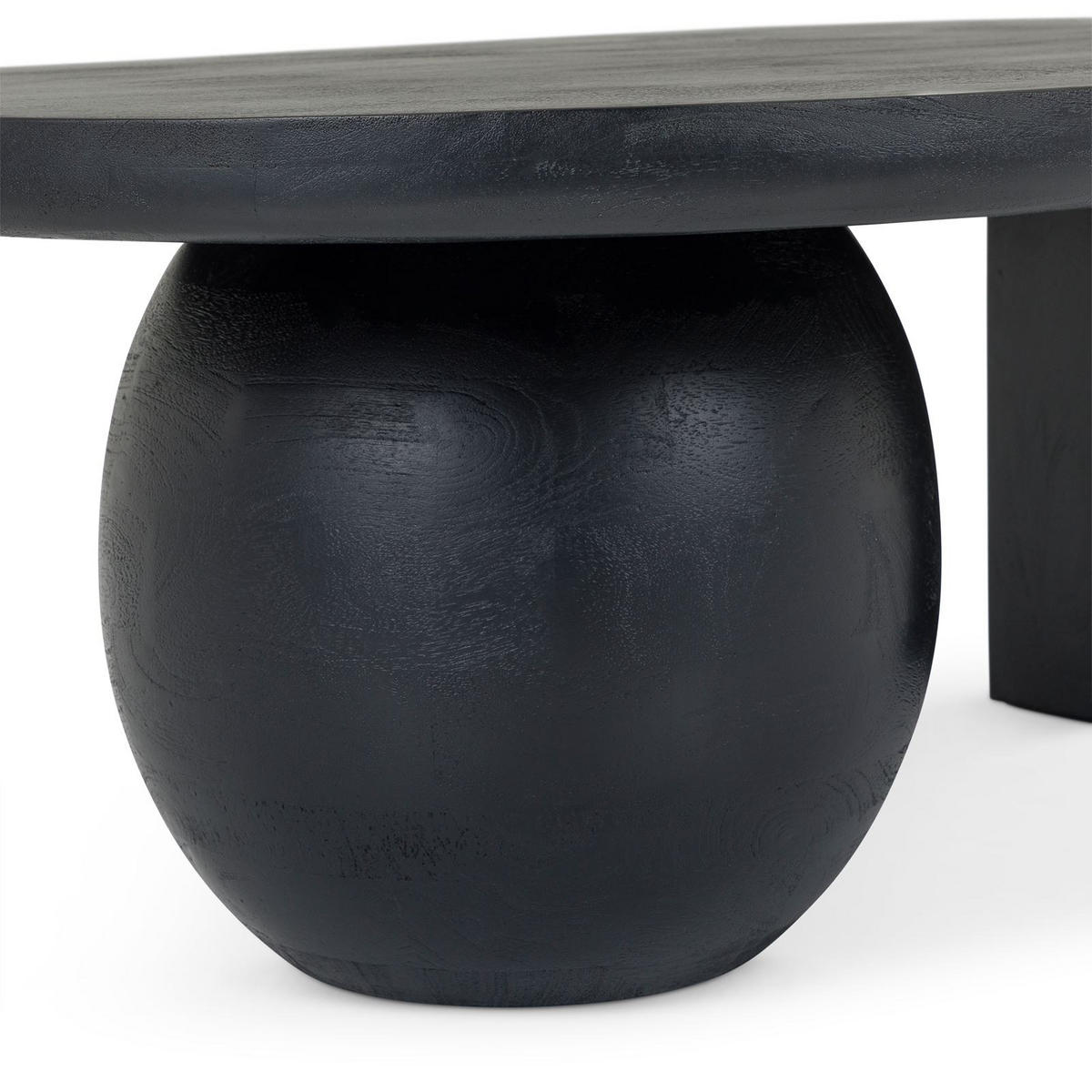 COUCHTISCH PERLA schwarz - Schwarz, Holz (70/110/37cm) - IDIMEX