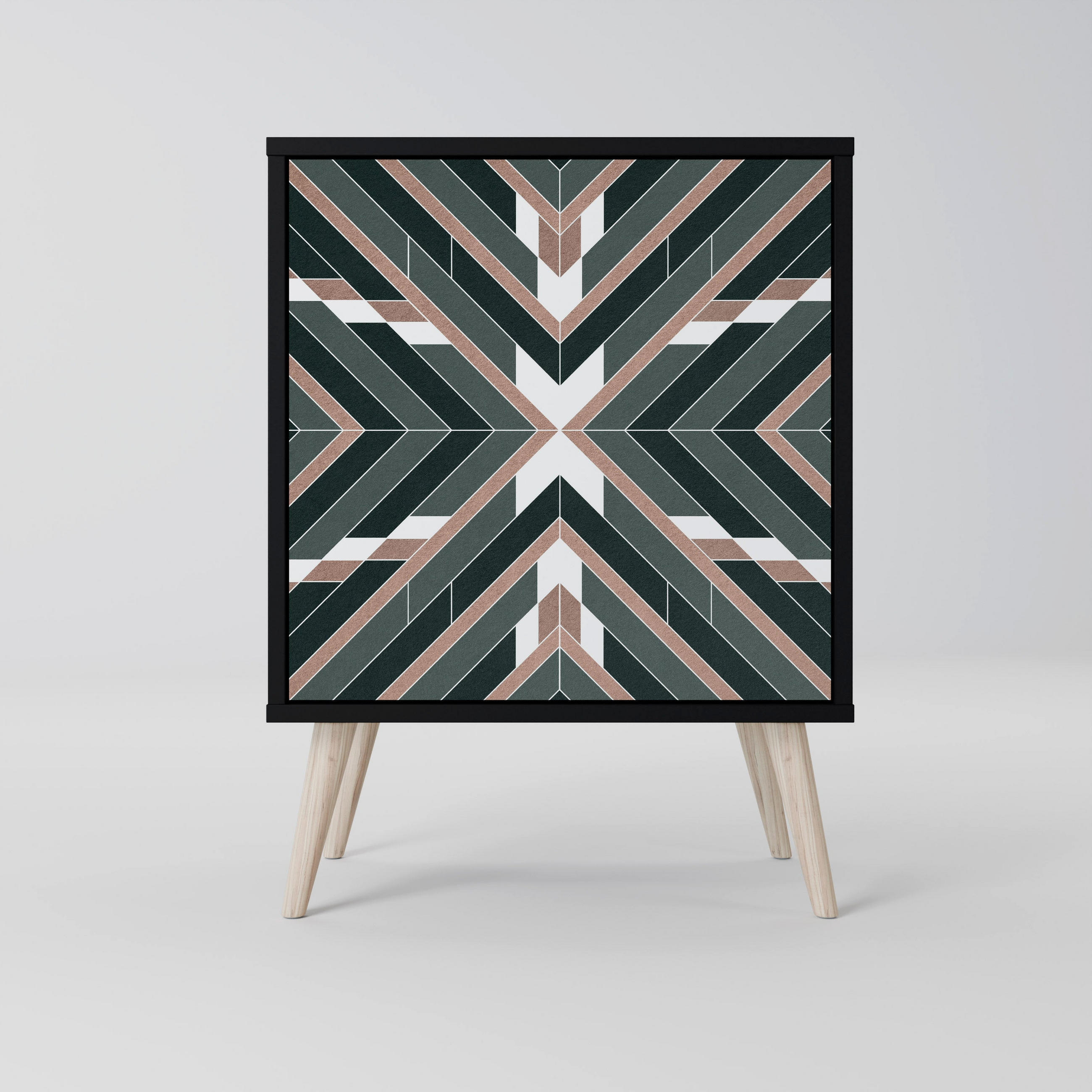 SpaceRebels Sideboard Schwarz 57.5x77.5x42 cm