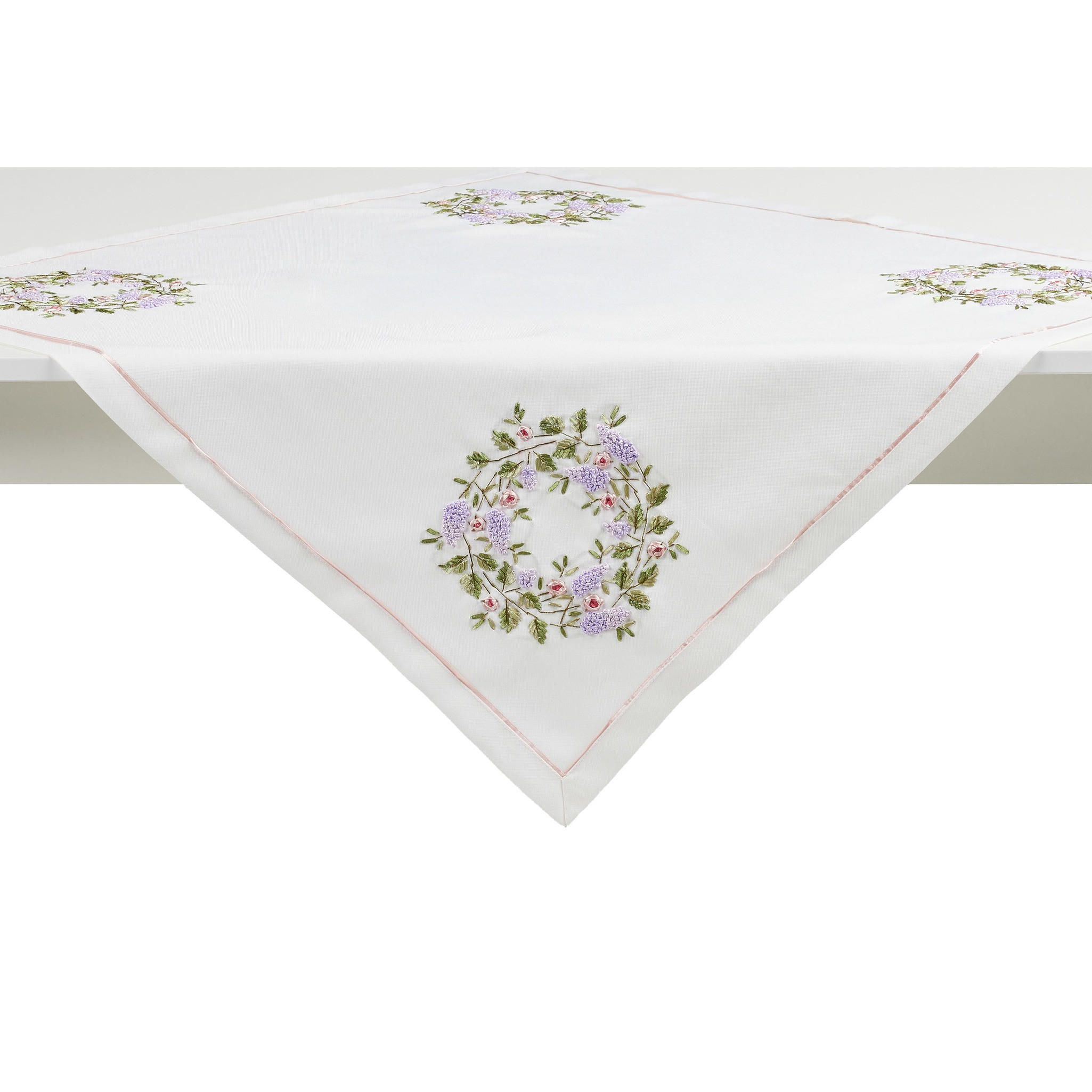 TISCHDECKE Fionis - Violett, Textil (80/80/1cm) - home&you