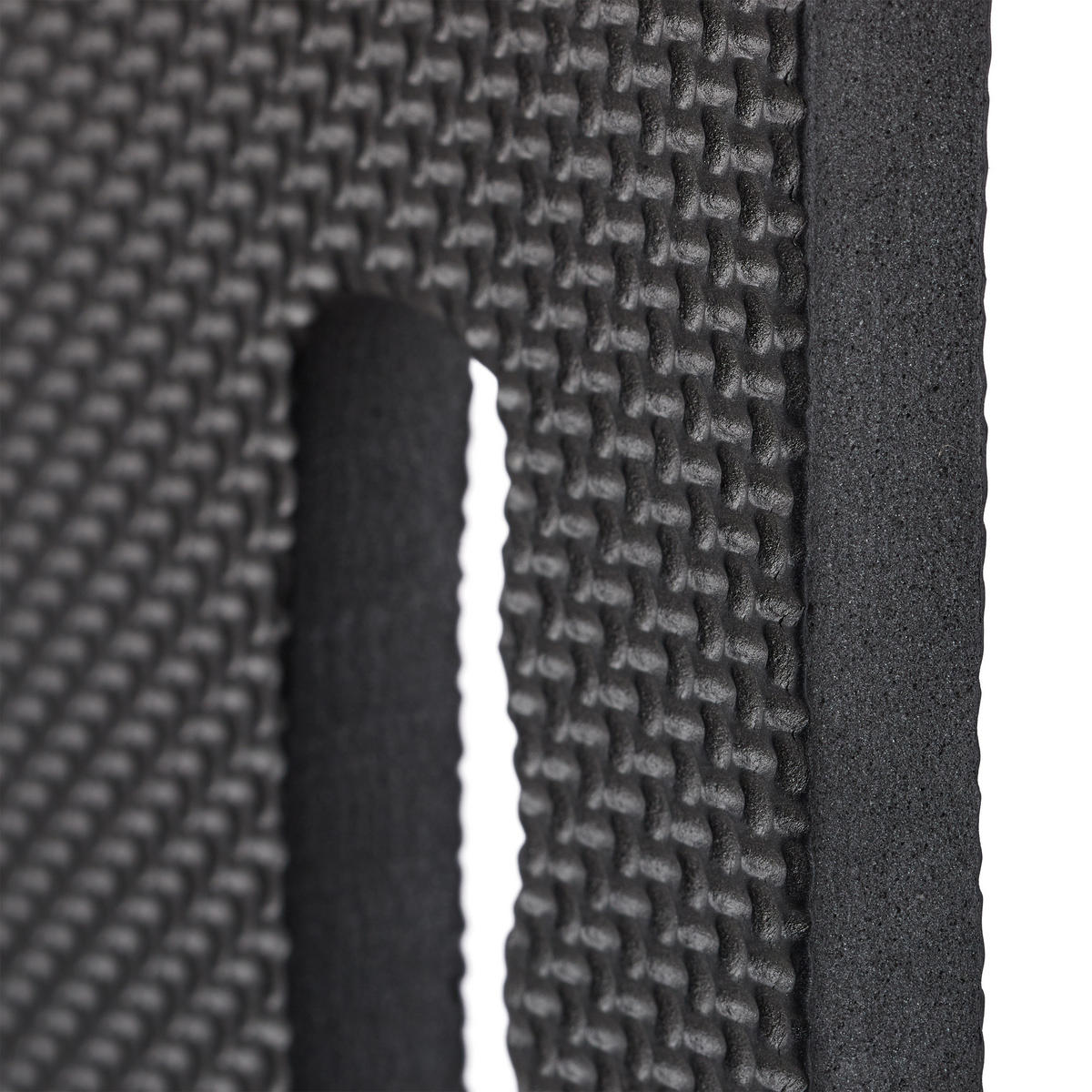 2xKNIEKISSEN - Schwarz, Textil (40/26cm) - Relaxdays