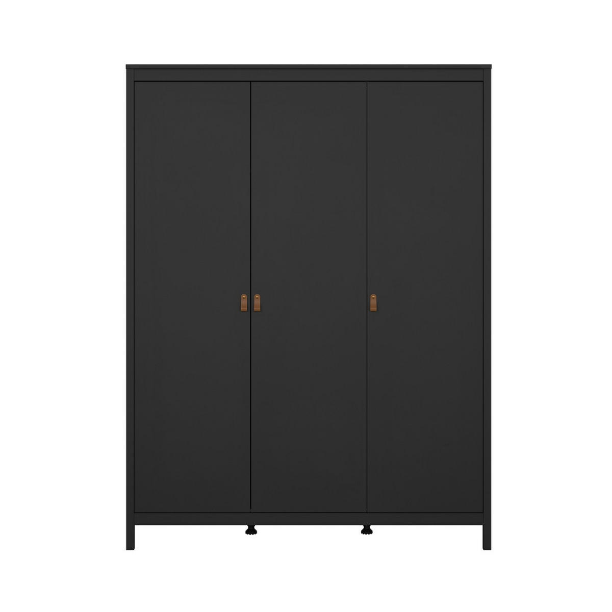 KLEIDERSCHRANK, Madrid, Schwarz, Metall, 150 x 59 x 199 cm - Schwarz, Metall (150/199/59cm) - ebuy24