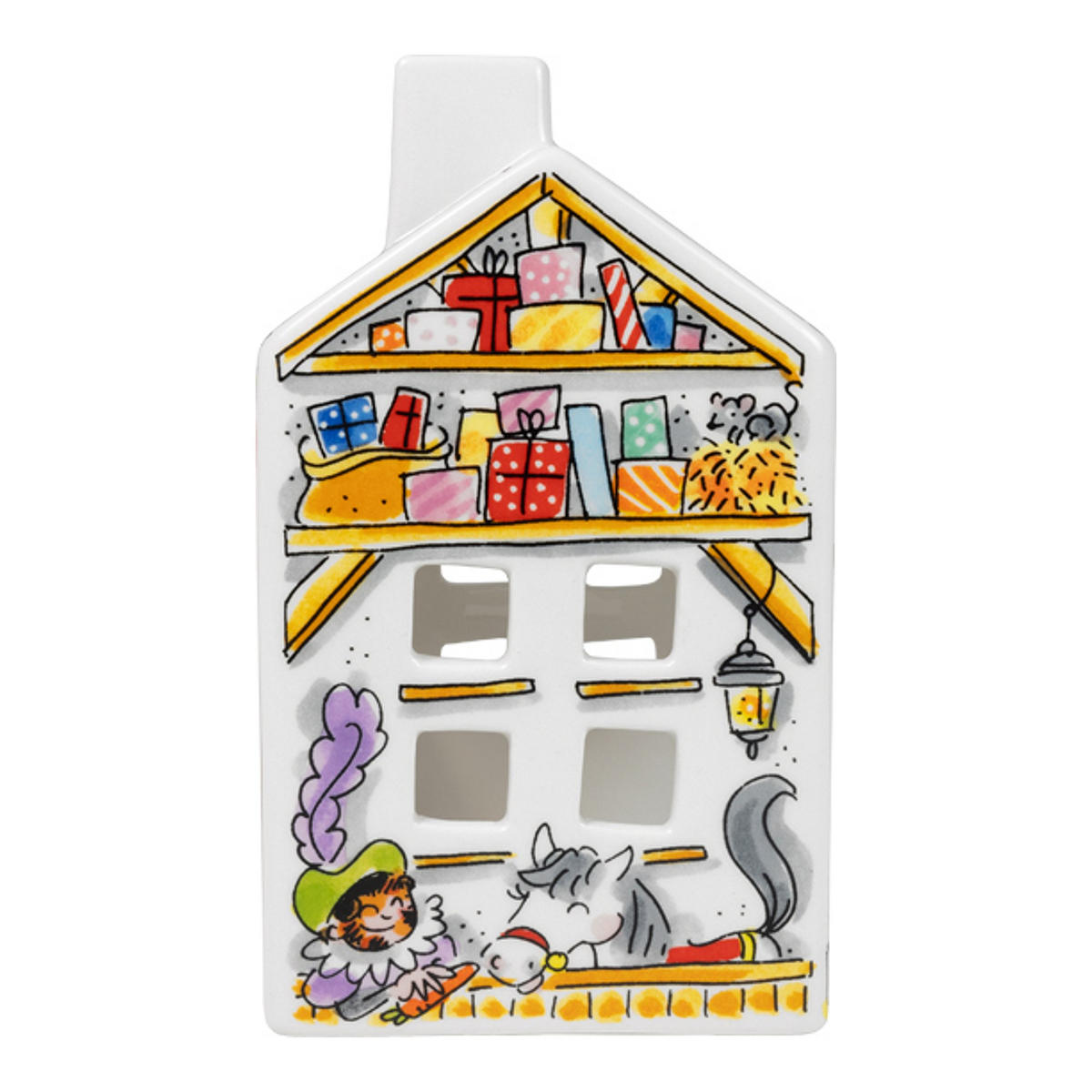 LICHTHAUS Nikolausabend in Bunt - 14,5cm - Multicolor, Keramik (8.5/14.5/8.3cm) - Blond Amsterdam