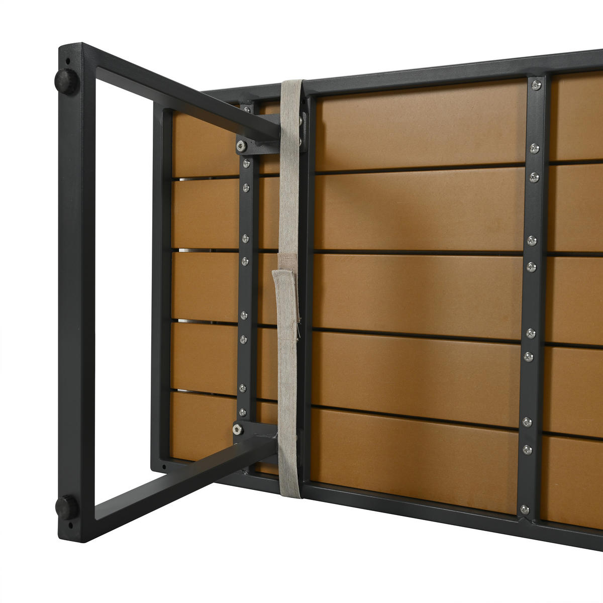 ESSGRUPPE 5-tlg. Beige 3er Sofa 2 Sessel Hocker Esstisch - Beige, Textil - FLIEKS