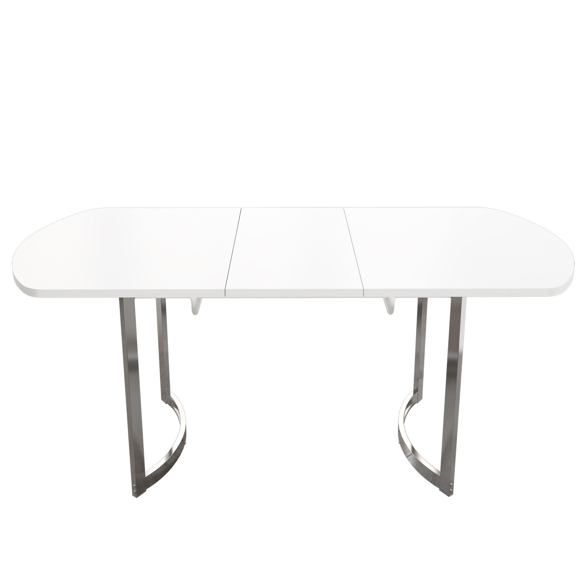 AUSZIEHTISCH Weiß 140-180/80/75 cm - Weiß, Holz (80/180/75cm) - PANGIVO