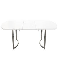 AUSZIEHTISCH Weiß 140-180/80/75 cm - Weiß, Holz (80/180/75cm) - PANGIVO