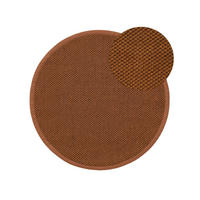 SISALTEPPICH Greta Hellbraun ø 200 cm rund - Hellbraun, Textil (200/200cm) - benuta Pure