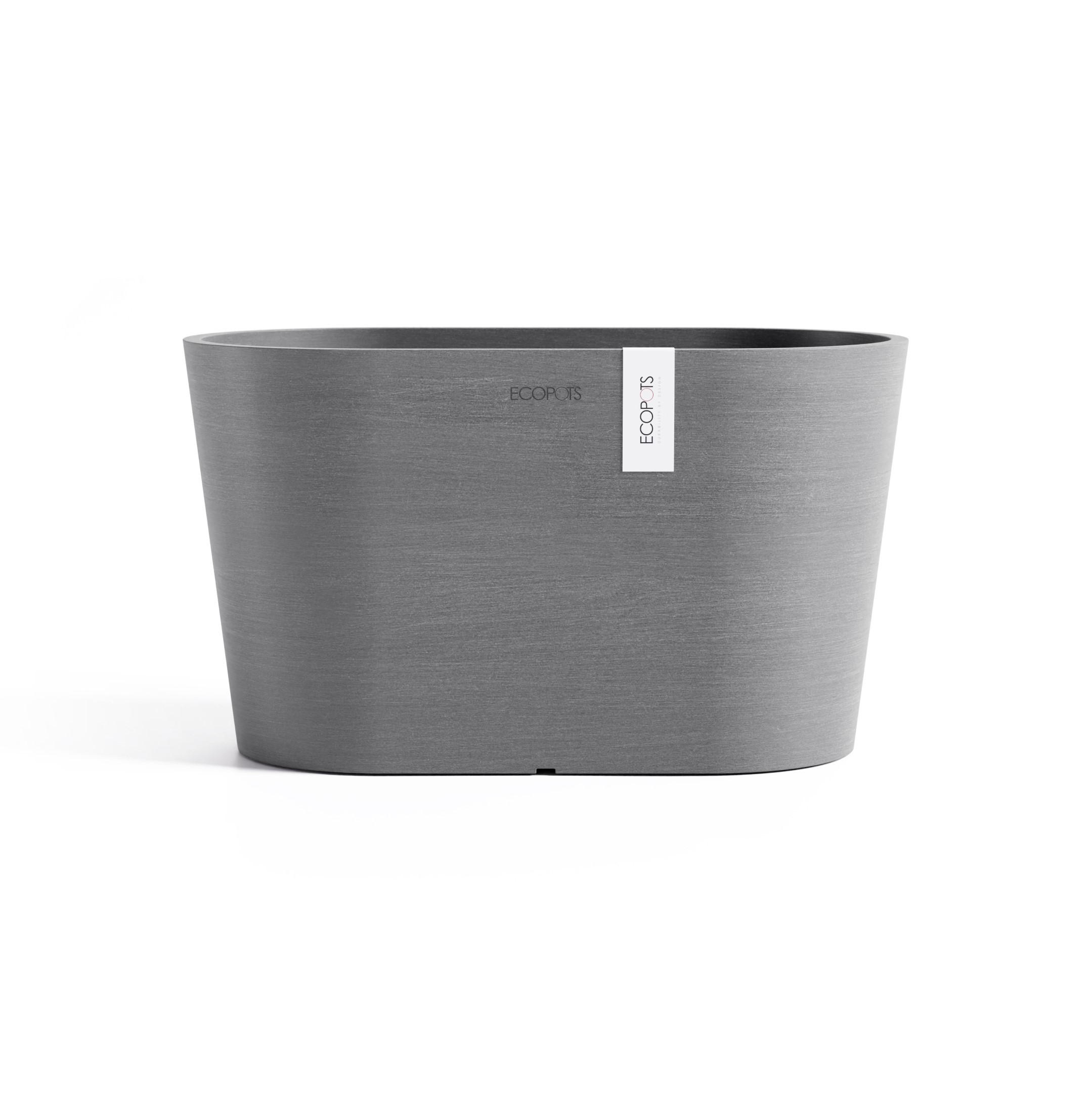 Ecopots Blumentopf Grau 17 cm