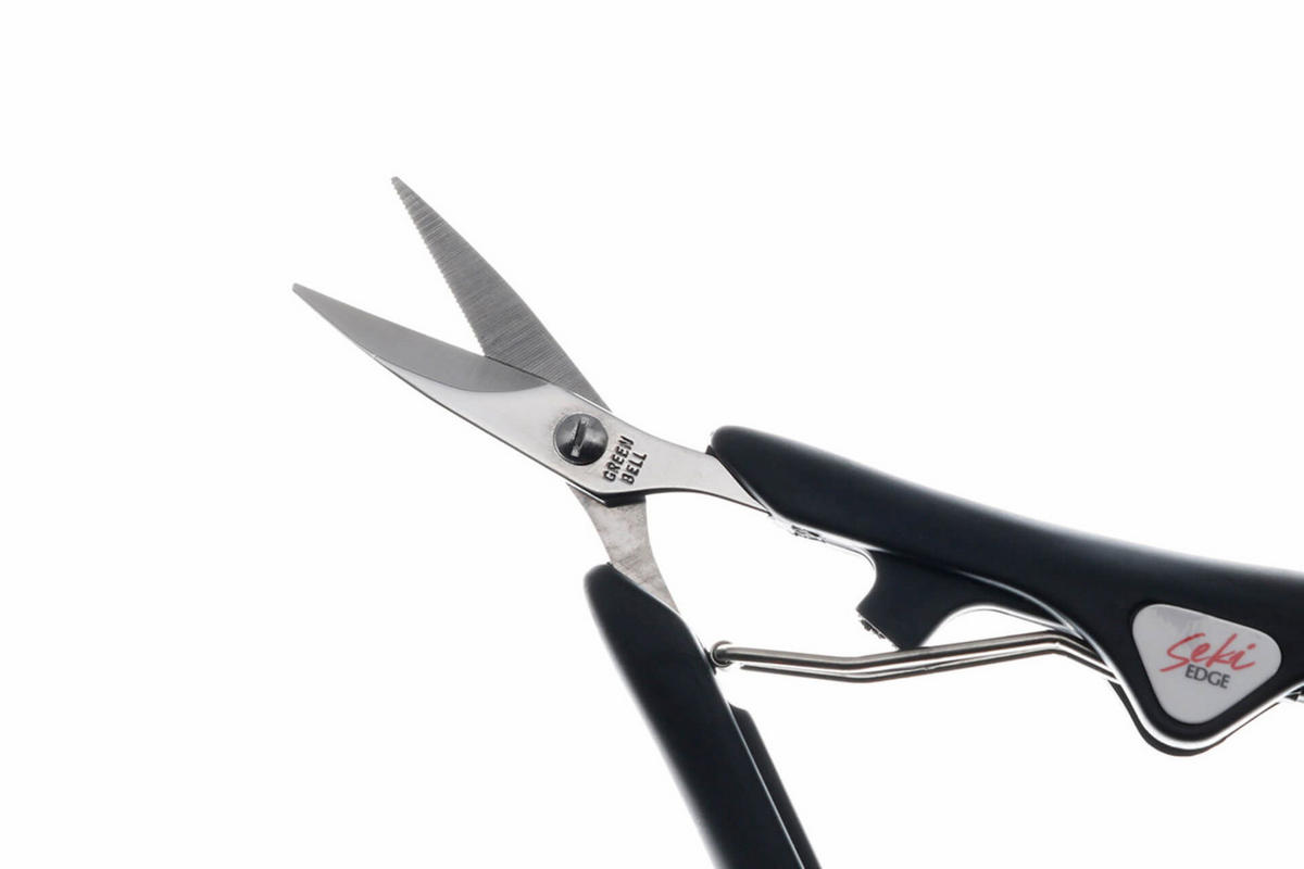 NAGELSCHERE EDELSTAHL SS-201, 12.3 cm - Silberfarben/Schwarz, Metall (4.5/1.2/12.3cm) - Seki EDGE