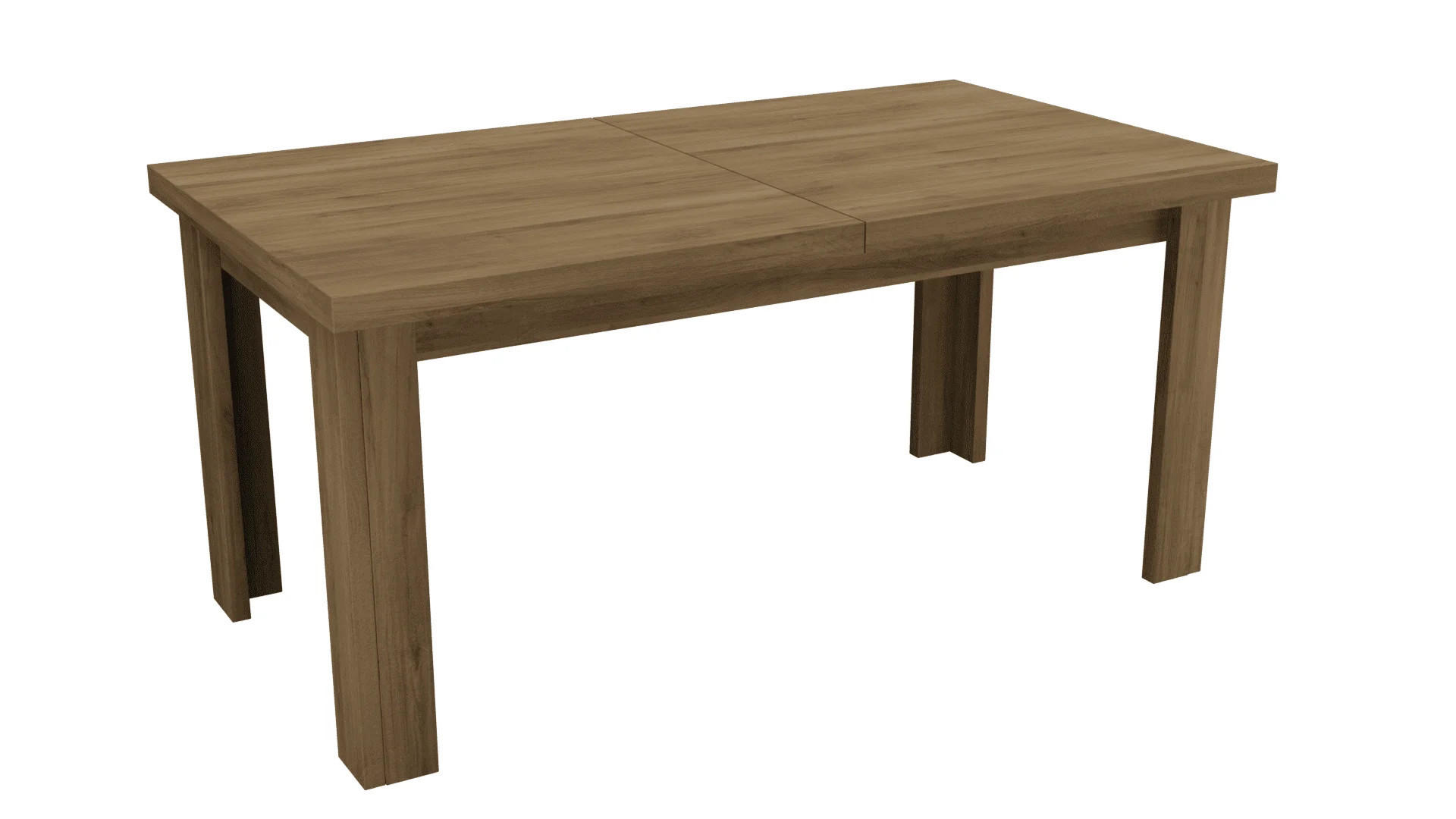 ESSTISCH ausziehbar 160-200 cm Eiche Lefkas - Eichefarben, Holzwerkstoff (160/90/75cm)